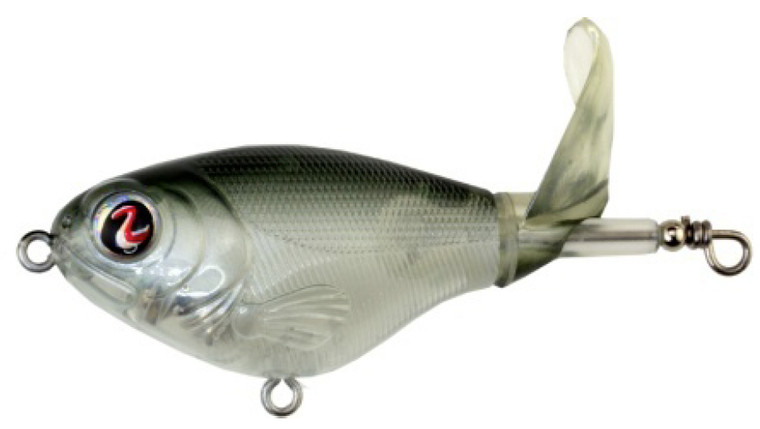 River 2 Sea - Whopper Plopper 75 - 3in 9/16oz Phantom Shad - WPL75-17