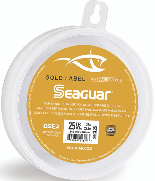 Seaguar - Gold Label Fluoro Leader - Fluoro Clear 25lb 25yd - 25GL25