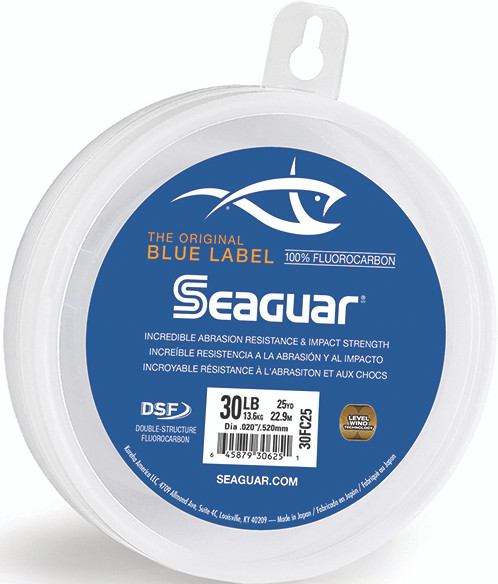 Seaguar - Blue Label Fluoro Leader - Fluoro Clear 30lb 25yd - 30FC25