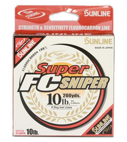 Sunline - Super Sniper Fluoro Line - Natural Clear 7lb 200yd - 63038910