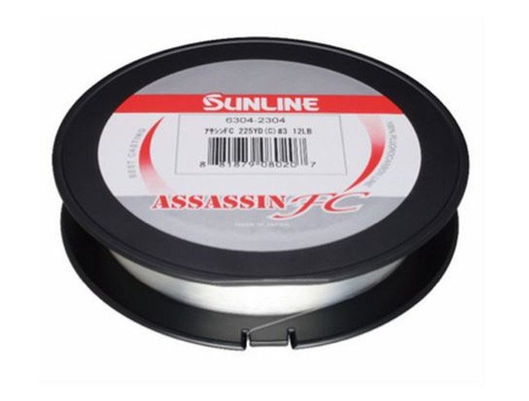 Sunline - Assassin Fluorocarb Line - Clear 10lb 225yd - 63042302