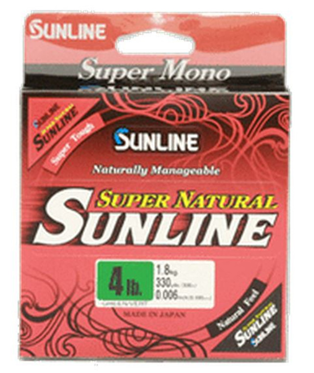 Sunline - Super Natural Mono Line - Natural Clear 8lb 330yd - 63758744