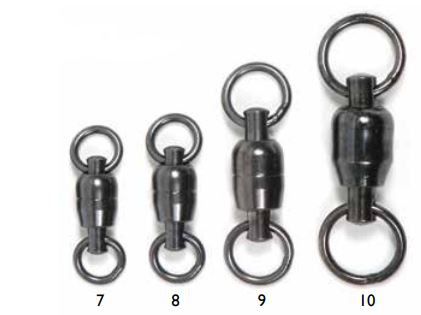 Sea Striker - Billfisher B Bear Swivel - Stainless Blk 150# 4pk - BBS4-4PK