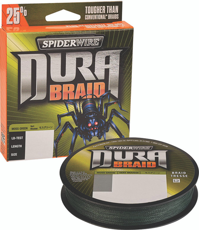 Spiderwire - Durabraid Line - Moss Green 20lb 110yd - SDB20G-150 Spiderwire - Durabraid Line - Moss Green 20lb 110yd - SDB20G-150