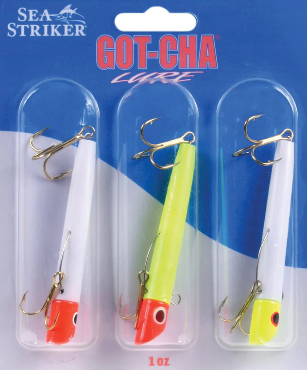 Sea Striker - Got-cha Jig Pack - 3pk 101gh/102gh/108gh - G100GH-3PK