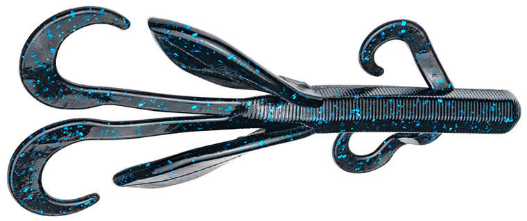 Strike King - Game Hawg Creature Bait - 4in 8bg Black/blue Fleck - GH4-2