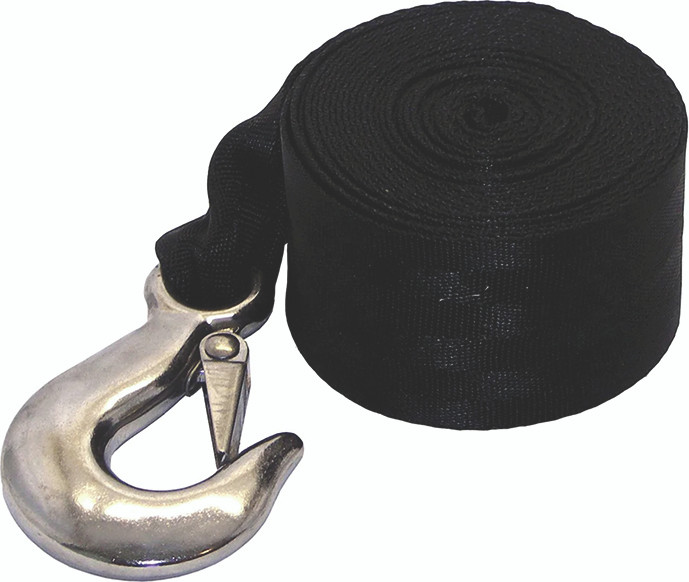 SHORELINE MARINE - Trailer Winch Strap - 2in X 20ft W/hook - 5709-0124
