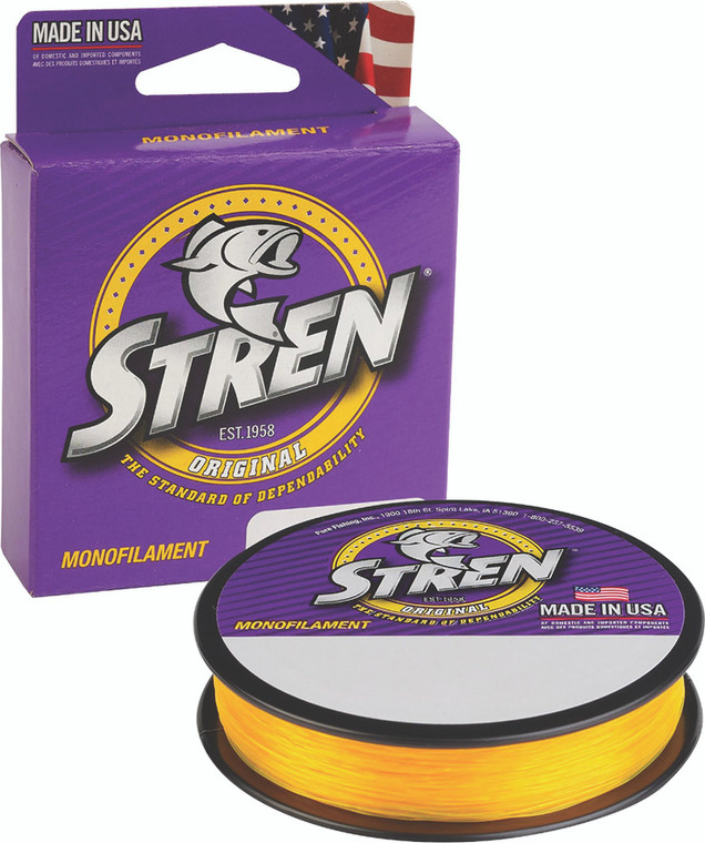 Stren - Original Mono Line - Hi-vis Gold 4lb 100yd - SOPS4-GD