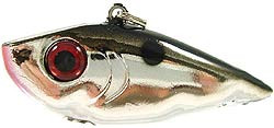 Strike King - Red Eye Shad - 2.5in 1/2oz Chrome/black - REYESD12-402