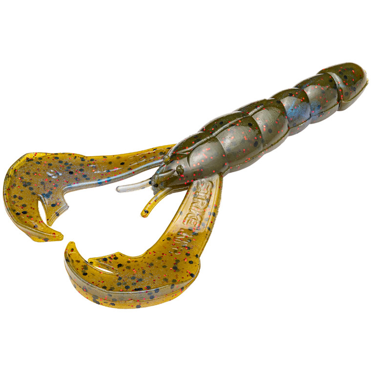 Strike King - Rage Tail Craw - 4in 7bg Blue Crw/red Flk - RGCRW-805