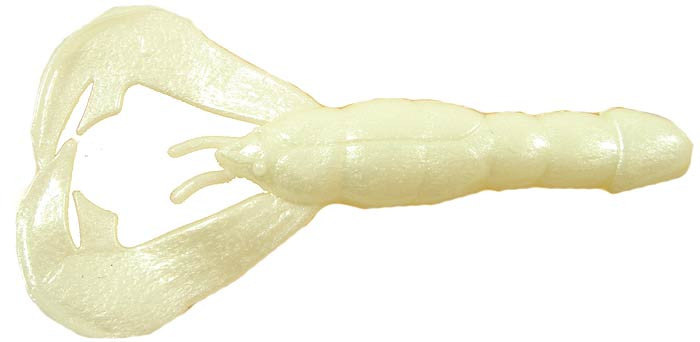 Strike King - Rage Tail Craw - 4in 7bg Pearl - RGCRW-84