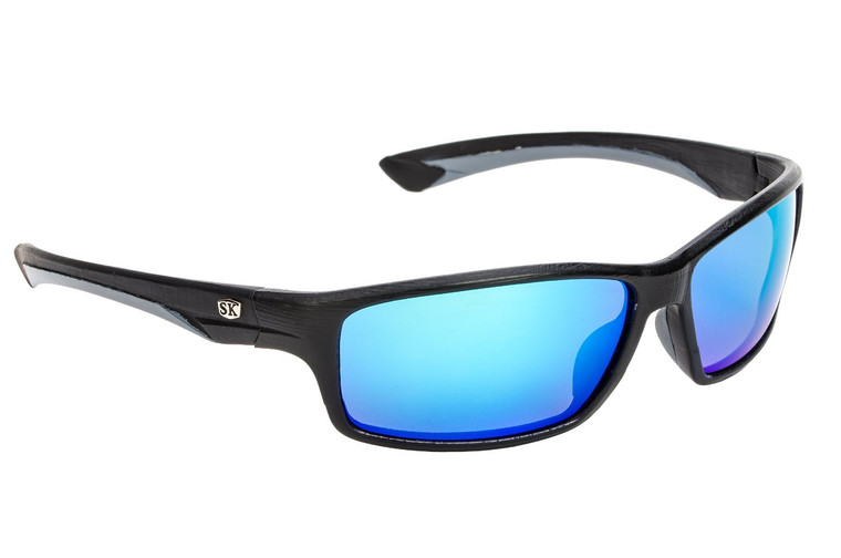 Strike King - Plrzd Sk Plus Sunglass - Black Gray/revo Blue - SG-SKP36 Strike King - Plrzd Sk Plus Sunglass - Black Gray/revo Blue - SG-SKP36