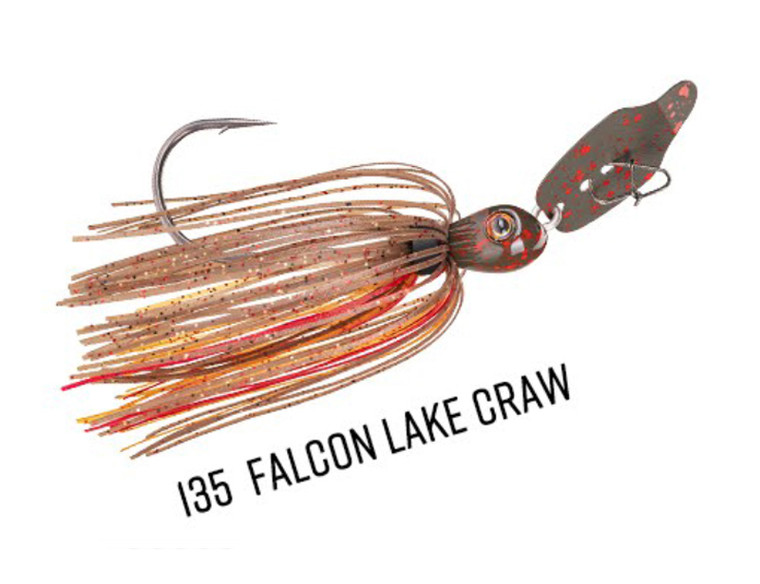 Strike King - Thunder Cricket Blade Jg - 3/8oz Slvr-falcon Lk Crw - TCVSJ38-135