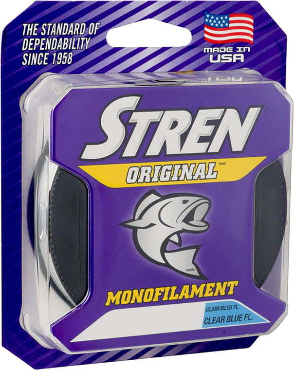 Stren - Original Mono Line - Clear/blue Fl 12lb 330yd - STFS12-26
