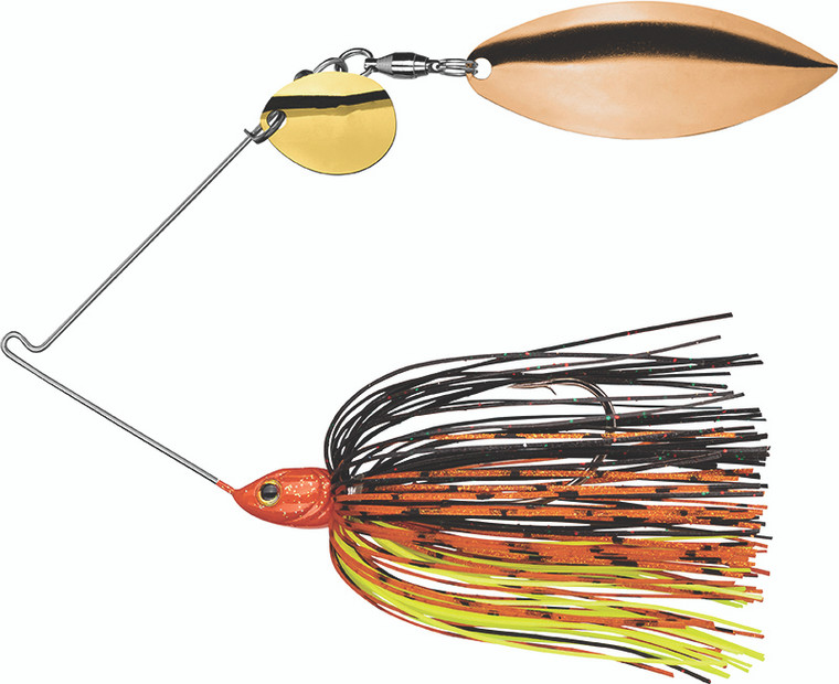 Strike King - Tour Grade Spinnerbait - 3/8oz Co/wl Green Tomato - TGSB38CW-569