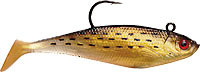 Storm - Wild Eye Swim Shad - 3in 1/4oz 3pk Gold Mull - WSS03GMU