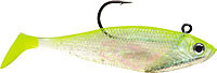 Storm - Wild Eye Swim Shad - 4in 7/16oz 3pk Shinr/cht - WSS04SHCS