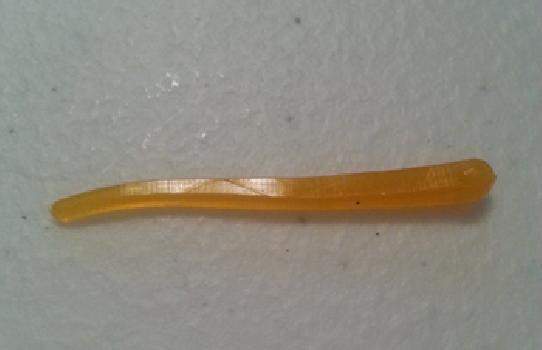 The Crappie Psychic - Crappie Trailer - 1.6in 13bg Craworm - TCP001-3