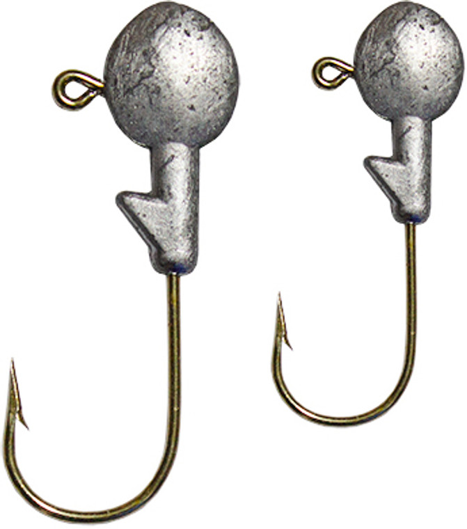 The Crappie Psychic - Hamma Head Jighead - 1/32oz 10pk Plain - TCP009-1