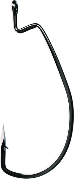 Trokar - Mag Ewg Worm Hook - Platinum Blk 3/0 6pk - TK120-3/0