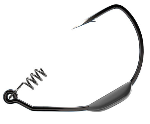 Trokar - Mag Wgtd Swimbait Hook - Plat Blk 3/0 1/8oz 3pk - TK170-3/0