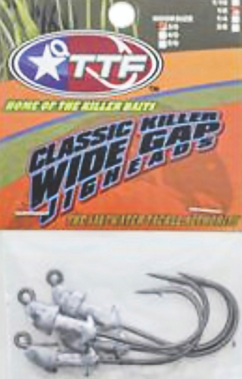 Texas Tackle Factory - Killer Jighead - 1/4oz 4pk Plain - KJS14TL5