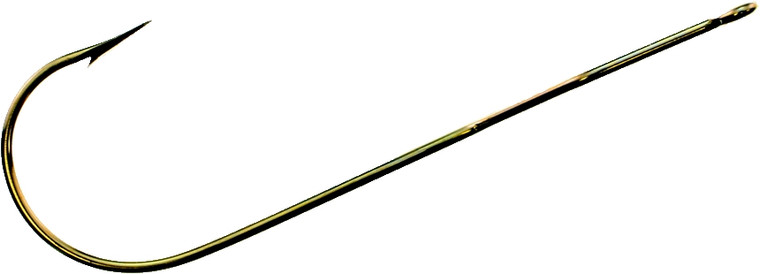 Tru Turn - Team Crappie Hook - Gold Fine Wire 1/0 16pk - MC38B-1/0