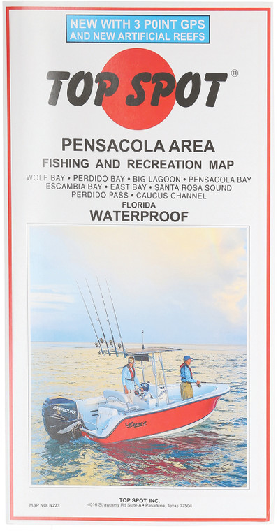 Top Spot - Fishing Map - Pensacola - N-223