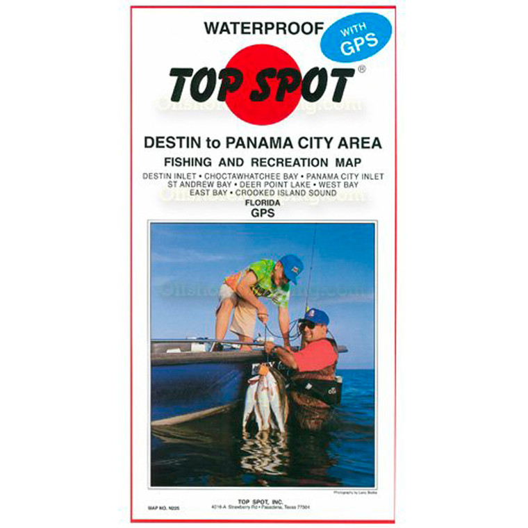 Top Spot - Fishing Map - Destin/panama City - N-225