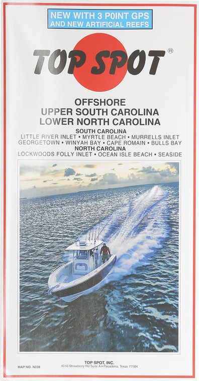 Top Spot - Fishing Map - Carolina Offshore - N-238