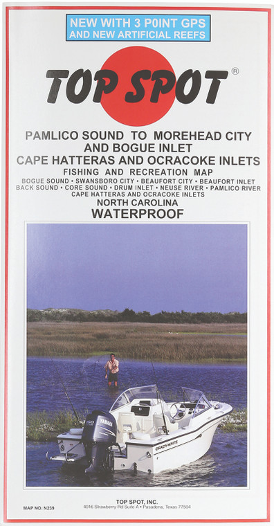 Top Spot - Fishing Map - Nc Inshore/palico S Mrhd - N-239