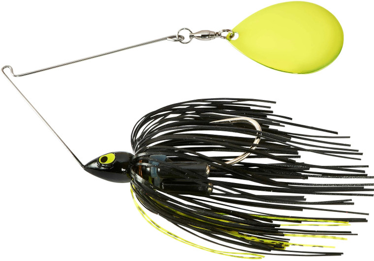War Eagle - Night Time Spinnerbait - 3/4oz Bco Black/chart - WE34PSC37