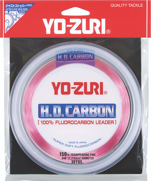 Yo-Zuri - Hd Fluorocarbon Leader - Disappe Pink 150lb 30yd - HD150LBDP