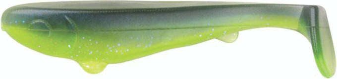 Yum - Scottsboro Swimbait - 4in 6pk Elect Blue Chart - YSTS4806