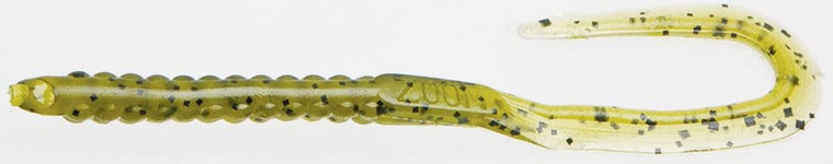 Zoom - U-tail Worm - 6in 20bg Watermelon Seed - 001-019