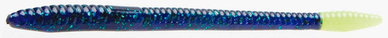 Zoom - Finesse Worm - 4.75in 20bg Junebug/chat - 004-123