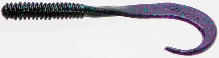 Zoom - Big Dead Ringer Worm - 8in 10bg Junebug - 021-005