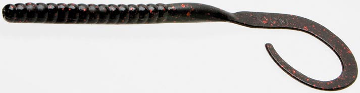 Zoom - Old Monster Worm - 10.5in 9bg Black/red - 026-001