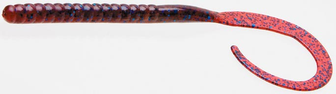 Zoom - Old Monster Worm - 10.5in 9bg Plum - 026-004