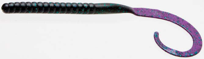 Zoom - Old Monster Worm - 10.5in 9bg Junebug - 026-005