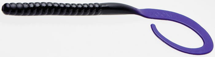 Zoom - Old Monster Worm - 10.5in 9bg Black Grape - 026-161