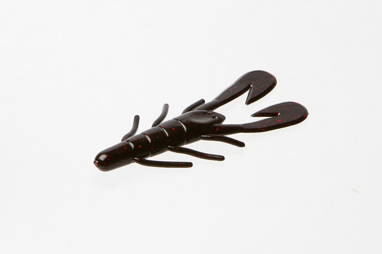 Zoom - Mag Uv Speed Craw - 4.25in 10bg Blk/red Glit - 146-001