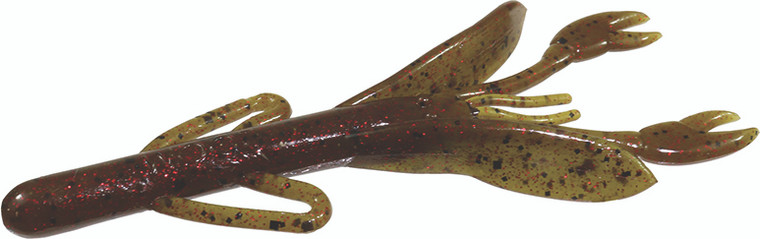 Zoom - Brush Craw - 5.5in 8bg Grn Pump/red - 148-202