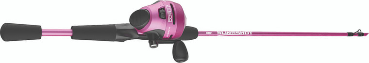 Zebco - Slingshot 202 Combo - Spincast 5ft 6in Ml Purp - 21-37539 Zebco - Slingshot 202 Combo - Spincast 5ft 6in Ml Purp - 21-37539