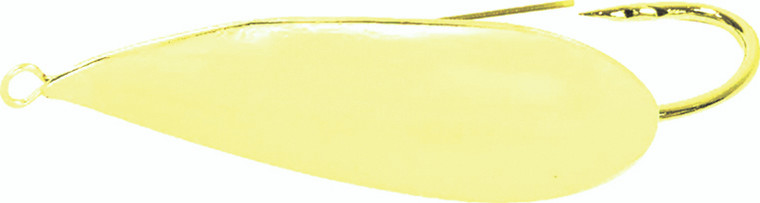 Ahi - Weedless Spoon - 1/4oz Gold - Ahi - Weedless Spoon - 1/4oz Gold -