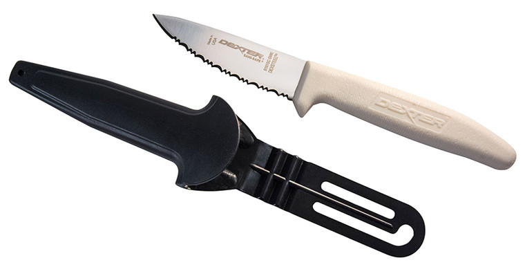 Dexter Russell - Serrated Utility Knife - 3.5in W/sheath -
