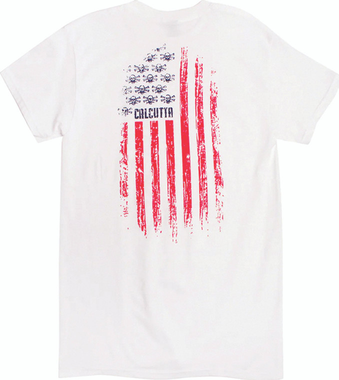 Calcutta - T-shirt - White Usa Flag Xl - Calcutta - T-shirt - White Usa Flag Xl -