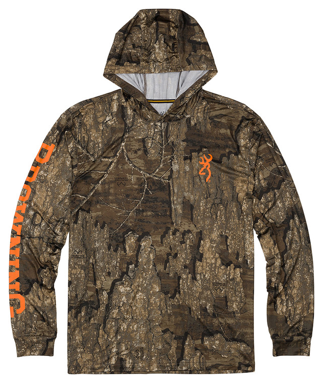 Browning - Tech T-shirt - Rt-timber Ls Hooded Lg -
