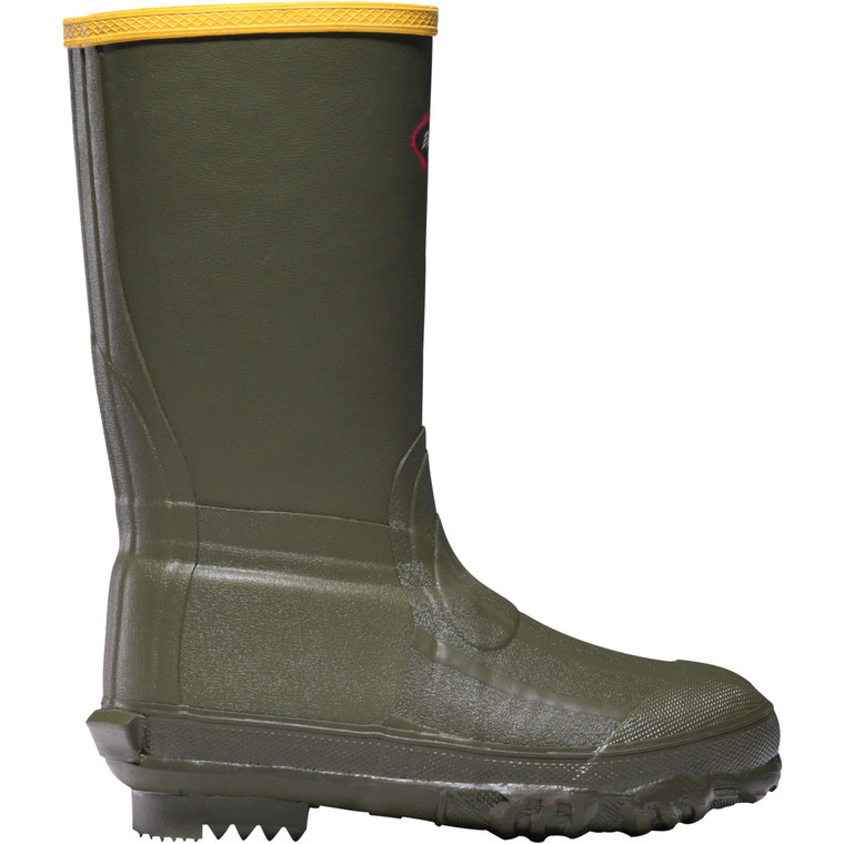 Lacrosse - Lil Burly Rubber Boots - 9in Od Green Sz2 -