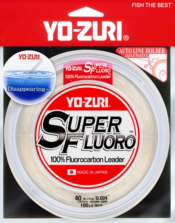 Yo-Zuri - Superfluoro Leader - Natural Clear 15lb 30yd -